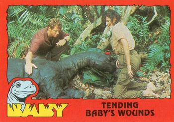 1985 Topps Baby #48 Tending Baby's Wounds Front