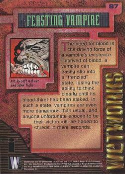 1995 WildStorm Wetworks #87 Feasting Vampire Back