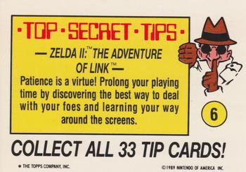 1989 Topps Nintendo #6 Super Macho Man Back