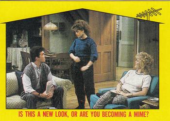 1988 Topps Growing Pains #50 Growing Pains Trivia Question #6 Front