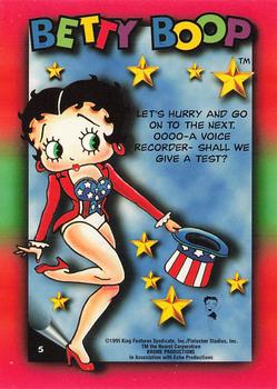 1995 Krome Betty Boop Series One - Premier Edition #5 Let's hurry and go on to the next. Back
