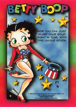 1995 Krome Betty Boop Series One - Premier Edition #9 Now you can just slurp your soup. R Back