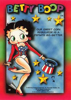 1995 Krome Betty Boop Series One - Premier Edition #10 Our sweet corn regulator is a defin Back