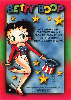 1995 Krome Betty Boop Series One - Premier Edition #31 He's angry and captured us all. Ple Back