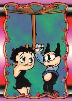 1995 Krome Betty Boop Series One - Premier Edition #95 Bimbo yells; Hold on Betty, it's go Front