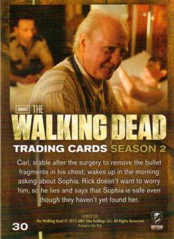 2012 Cryptozoic Walking Dead Season 2 #30 White Lie Back