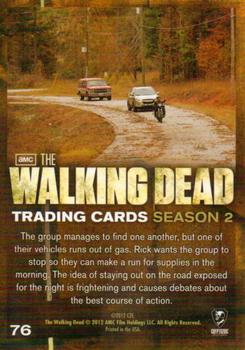 2012 Cryptozoic Walking Dead Season 2 #76 Out of Gas Back
