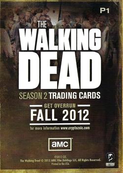 2012 Cryptozoic Walking Dead Season 2 #P1 Rick Grimes Back