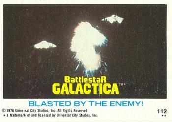 1978 Topps Battlestar Galactica #112 Blasted By the Enemy! Front
