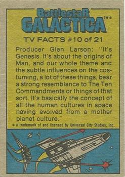 1978 Topps Battlestar Galactica #16 Doomsday on Caprica Back
