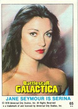 1978 Topps Battlestar Galactica #65 Jane Seymour Is Serina Front