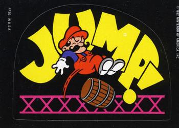 1982 Topps Donkey Kong Stickers #6 Jump! Front