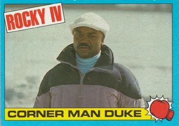 1985 Topps Rocky IV #8 Corner Man Duke Front