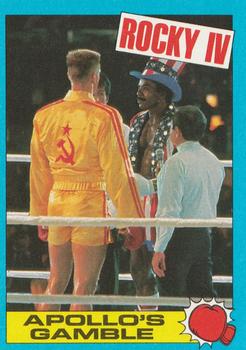 1985 Topps Rocky IV #16 Apollo's Gamble Front