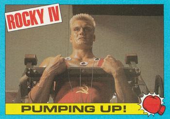 1985 Topps Rocky IV #32 Pumping Up! Front