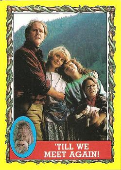 1987 Topps Harry and the Hendersons #70 'Till We Meet Again! Front