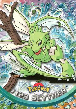 2000 Topps Pokemon TV Animation Edition Series 3 #123 Scyther Front