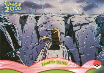 2000 Topps Pokemon The Movie 2000 #9 Electric Battle Front