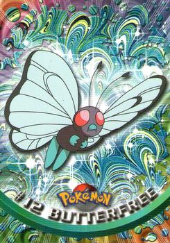 1999 Topps Pokemon TV Animation Edition Series 1 #12 Butterfree Front