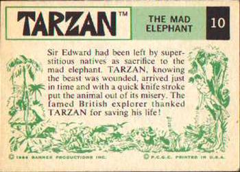 1966 Banner Tarzan #10 The Mad Elephant Back