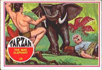 1966 Banner Tarzan #10 The Mad Elephant Front