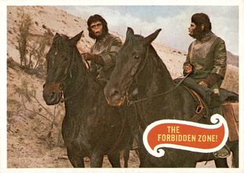 1969 Topps Planet of the Apes #39 The Forbidden Zone! Front