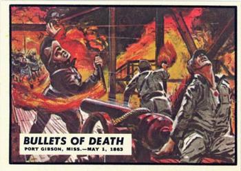1962 Topps Civil War News #40 Bullets of Death Front