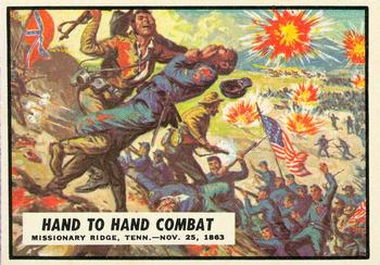 1962 Topps Civil War News #57 Hand to Hand Combat Front