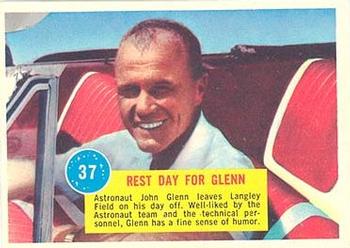 1963 Topps Astronauts (R709-6) #37 John Glenn Front