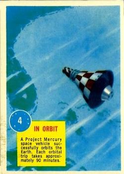 1963 Topps Astronauts (R709-6) #4 In Orbit Front