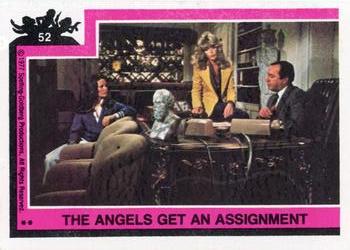 1977 Topps Charlie's Angels #52 The Angels Get an Assignment Front
