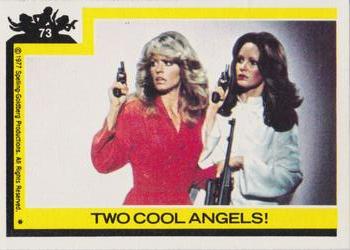 1977 Topps Charlie's Angels #73 Two Cool Angels! Front