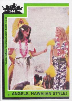 1977 Topps Charlie's Angels #244 Angels, Hawaiian Style! Front