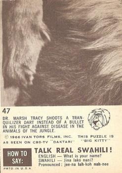 1966-67 Philadelphia Daktari #47 Medical Marksman Back