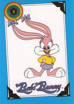 1991 Topps Tiny Toon Adventures #3 Babs Bunny Front