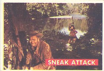 1956 Topps Davy Crockett Green Back (R712-1a) #26A Sneak Attack Front