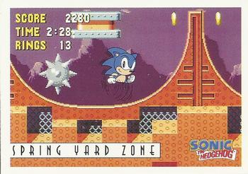 1993 Topps Sonic the Hedgehog #7 Spike Balls Front