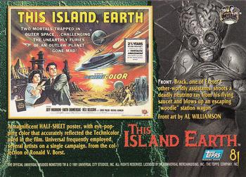 1994 Topps Universal Monsters #81 This Island Earth Back