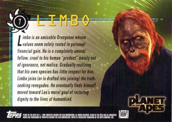 2001 Topps Planet of the Apes #7 Limbo Back