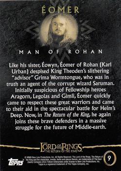 2003 Topps Lord of the Rings: The Return of the King #9 Éomer - Man of Rohan Back