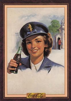 1994 Collect-A-Card Coca-Cola Collection Series 3 #207 Young British military woman, 1944 Front