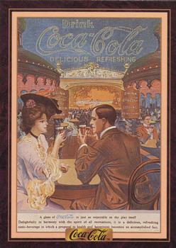 1994 Collect-A-Card Coca-Cola Collection Series 3 #239 Evening at theater, 1906 Front
