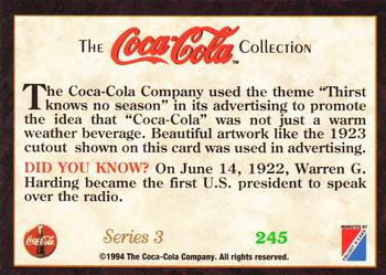 1994 Collect-A-Card Coca-Cola Collection Series 3 #245 