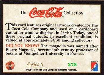 1994 Collect-A-Card Coca-Cola Collection Series 3 #278 