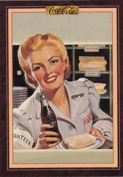 1994 Collect-A-Card Coca-Cola Collection Series 3 #294 AWVS Canteen, 1943 Front