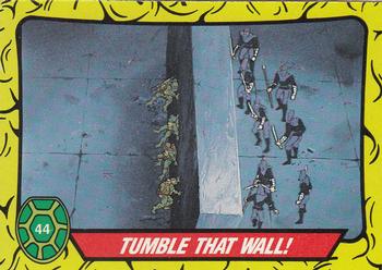 1989 O-Pee-Chee Teenage Mutant Ninja Turtles #44 Tumble That Wall! Front