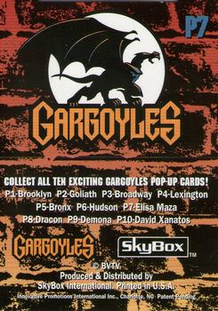 1995 Skybox Gargoyles - Pop-Ups #P7 Elisa Maza Back