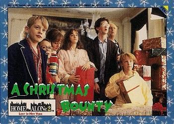 1992 Topps Home Alone 2 - Stickers #NNO A Christmas Bounty Front