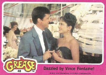 1978 Topps Grease #48 Dazzled by Vince Fontaine! Front