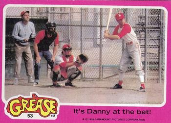 1978 Topps Grease #53 It's Danny at the bat! Front